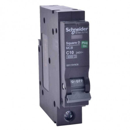 BREAKER 10 AMP. SQ-D 1 POLO SCHNEIDER