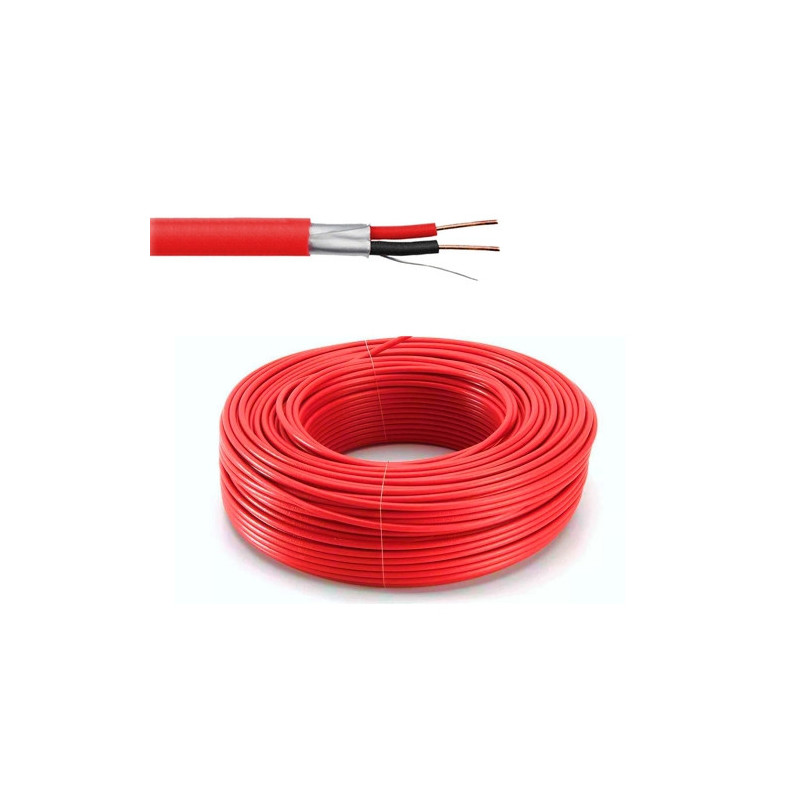CABLE BELDEN SOLIDO 2 X 18 ANTIFLAMA P/INCENDIO CI 18