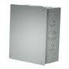 CAJA DE PASO 20X 20X 10 METALICA C/TAPA CREMA TRUJ.