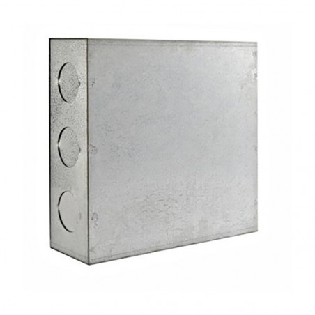 CAJA DE PASO 30X 30 X 10 C/TAPA CREMA TRUJ.