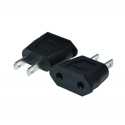 ADAPTADOR DE REDONDO A PLANO NEGRO ECONOMICO