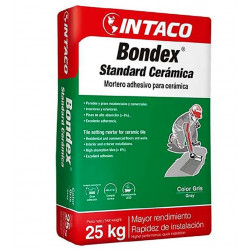 BONDEX INTACO STANDAR PEGA BALDOZA 25 KG.